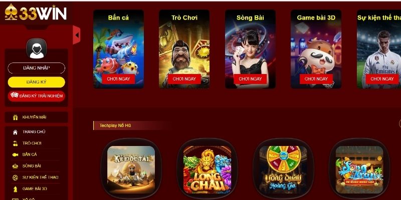 33WIN mở ra một không gian giải trí hoàn toàn khác biệt